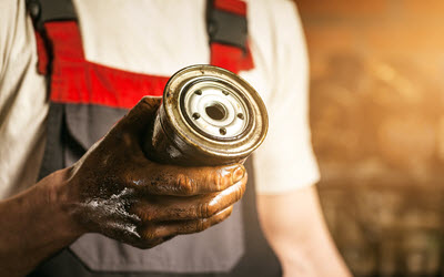 Land Rover Oil Filter Inspection