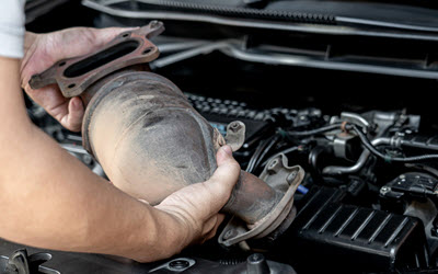 Mercedes Worn-out Catalytic Converter